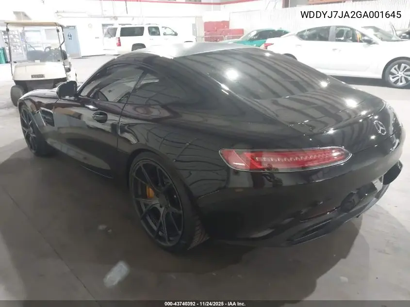 WDDYJ7JA2GA001645 2016 Mercedes-Benz Gt S Amg