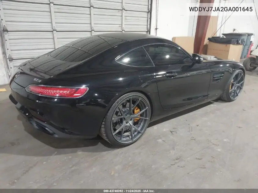 WDDYJ7JA2GA001645 2016 Mercedes-Benz Gt S Amg