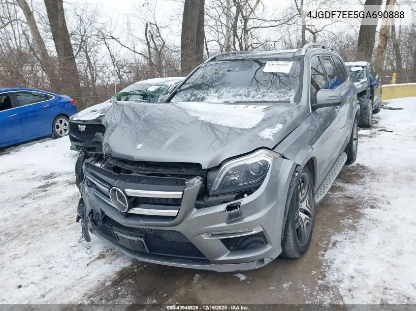 4JGDF7EE5GA690888 2016 Mercedes-Benz Amg Gl 63 4Matic