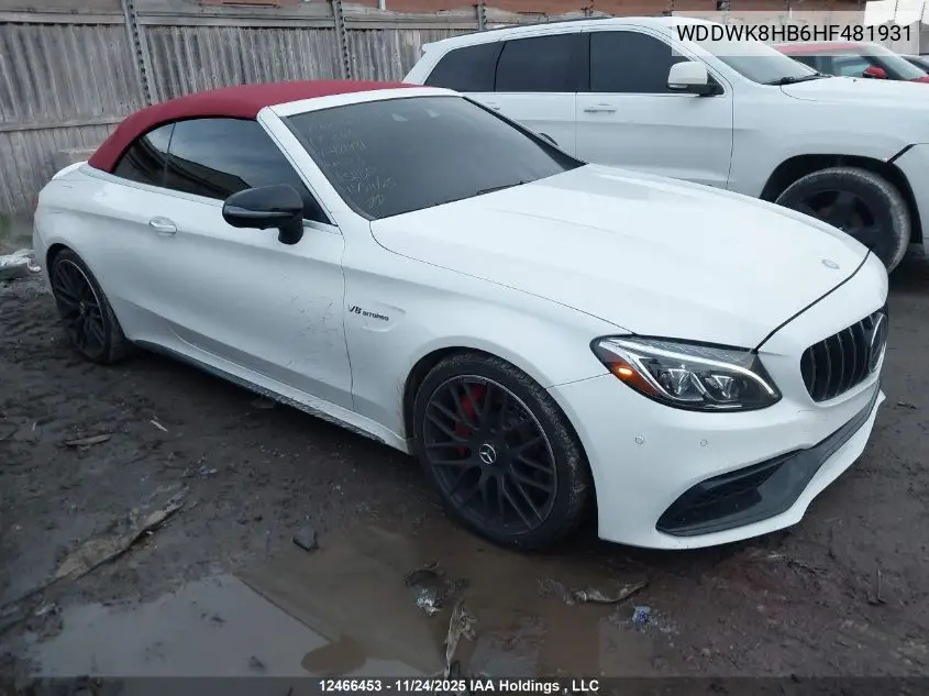 WDDWK8HB6HF481931 2017 Mercedes-Benz C 63 Amg-S