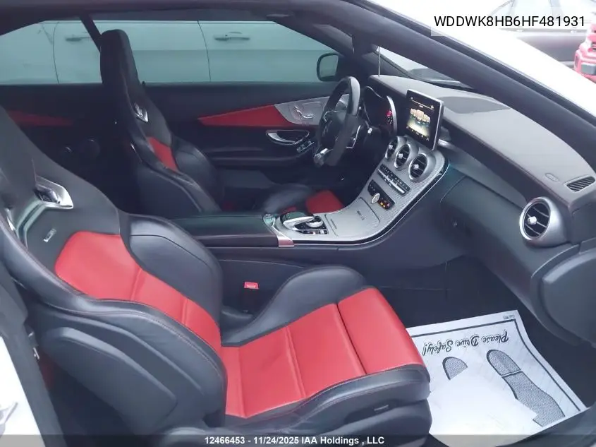 WDDWK8HB6HF481931 2017 Mercedes-Benz C 63 Amg-S