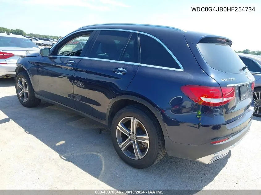 WDC0G4JB0HF254734 2017 Mercedes-Benz Glc 300