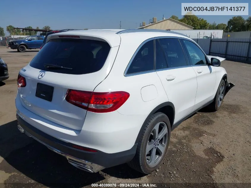 WDC0G4JB7HF141377 2017 Mercedes-Benz Glc 300