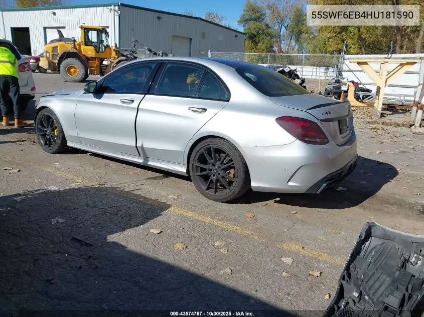 55SWF6EB4HU181590 2017 Mercedes-Benz Amg C 43 4Matic