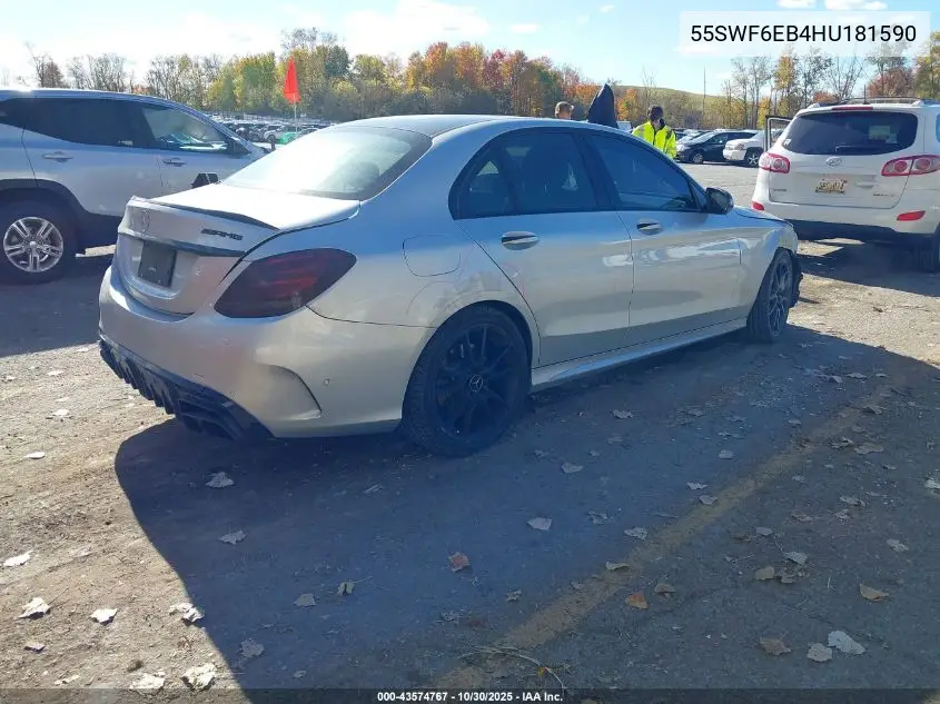 55SWF6EB4HU181590 2017 Mercedes-Benz Amg C 43 4Matic