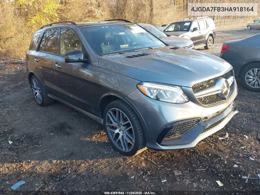 4JGDA7FB3HA918164 2017 Mercedes-Benz Amg Gle 63 S 4Matic