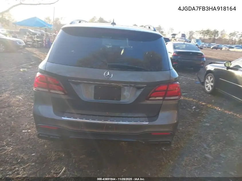 4JGDA7FB3HA918164 2017 Mercedes-Benz Amg Gle 63 S 4Matic