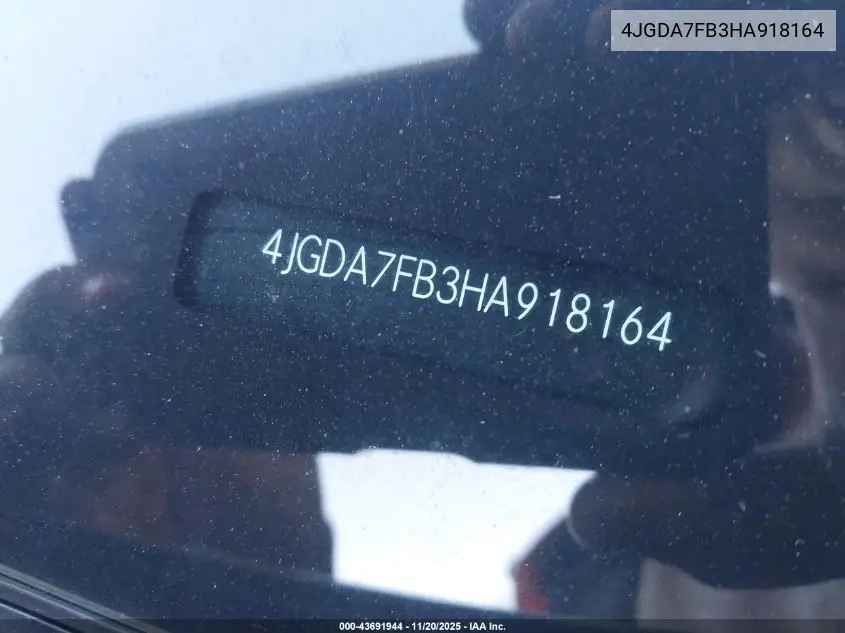 4JGDA7FB3HA918164 2017 Mercedes-Benz Amg Gle 63 S 4Matic