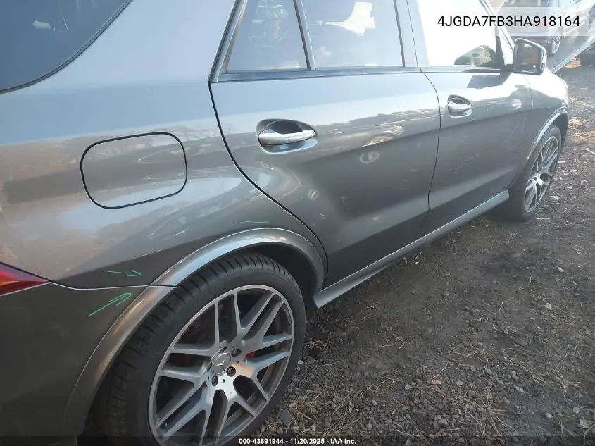 4JGDA7FB3HA918164 2017 Mercedes-Benz Amg Gle 63 S 4Matic