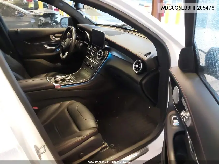 WDC0G6EB8HF205478 2017 Mercedes-Benz Amg Glc 43 4Matic