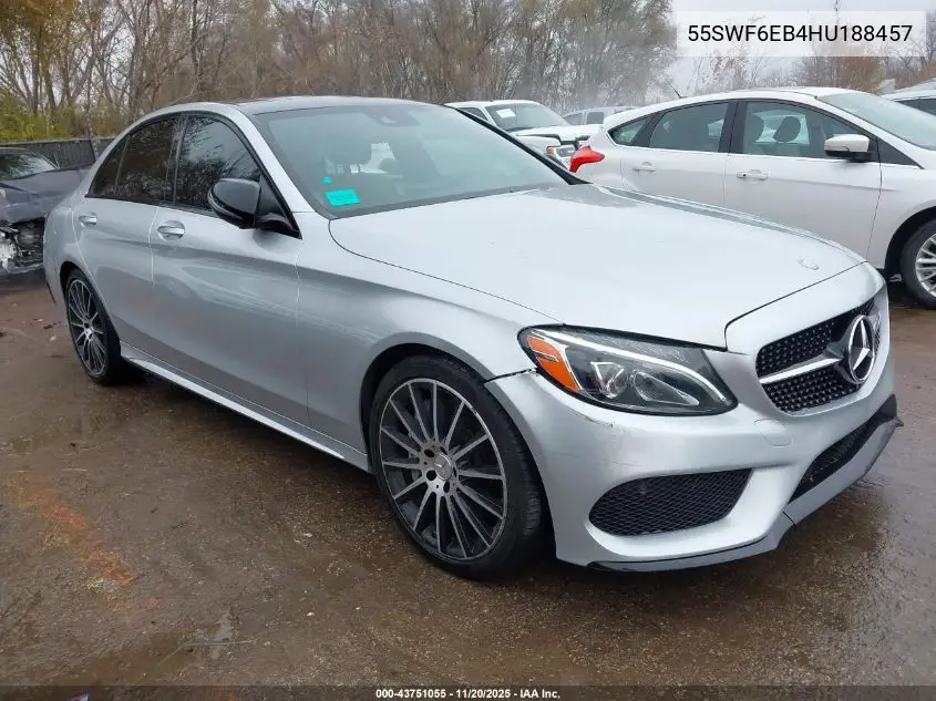 55SWF6EB4HU188457 2017 Mercedes-Benz Amg C 43 4Matic
