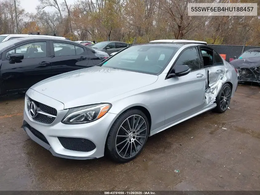 55SWF6EB4HU188457 2017 Mercedes-Benz Amg C 43 4Matic
