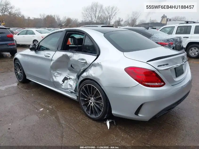 55SWF6EB4HU188457 2017 Mercedes-Benz Amg C 43 4Matic