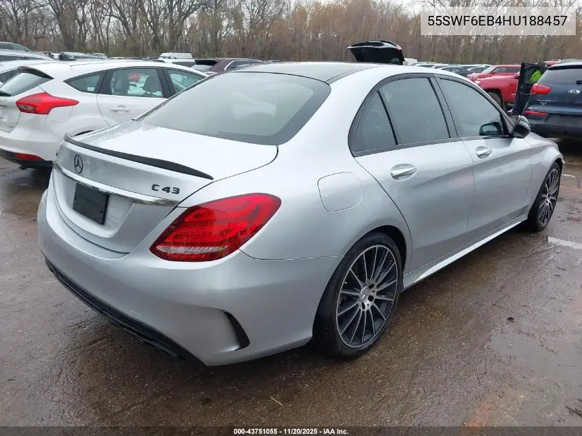 55SWF6EB4HU188457 2017 Mercedes-Benz Amg C 43 4Matic