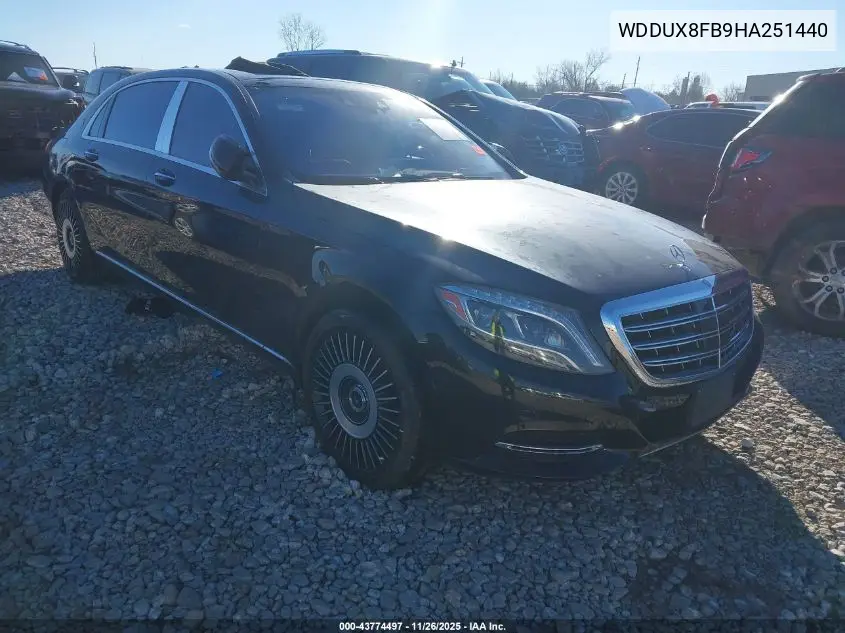 WDDUX8FB9HA251440 2017 Mercedes-Benz Maybach S 550 4Matic