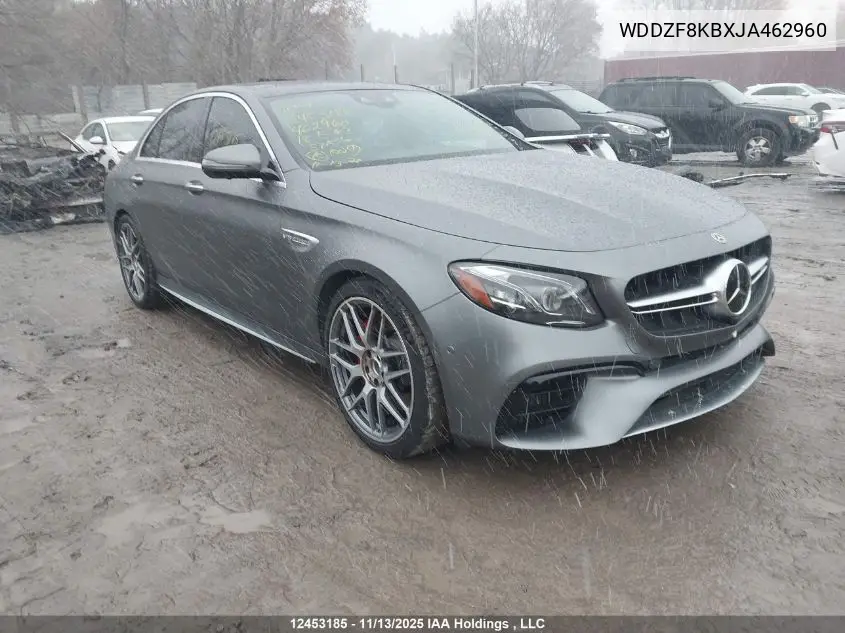 WDDZF8KBXJA462960 2018 Mercedes-Benz E 63 Amg-S