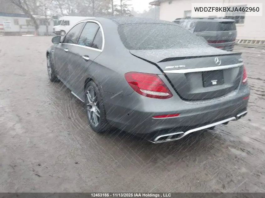WDDZF8KBXJA462960 2018 Mercedes-Benz E 63 Amg-S