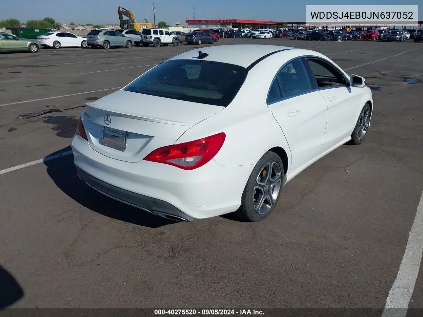 WDDSJ4EB0JN637052 2018 Mercedes-Benz Cla 250