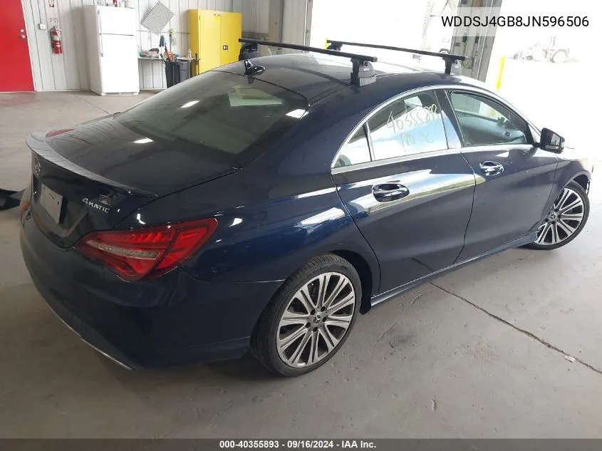 WDDSJ4GB8JN596506 2018 Mercedes-Benz Cla 250 4Matic