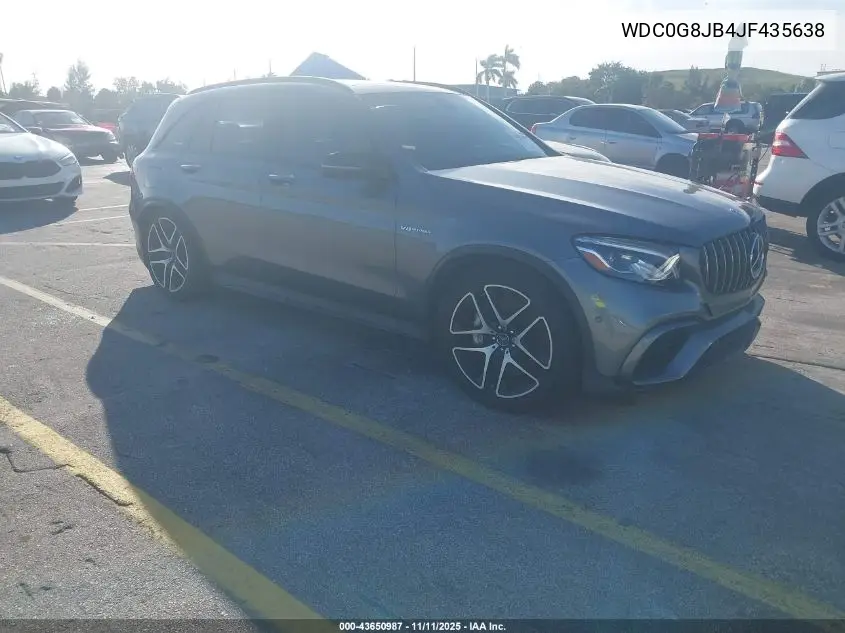 WDC0G8JB4JF435638 2018 Mercedes-Benz Amg Glc 63 4Matic