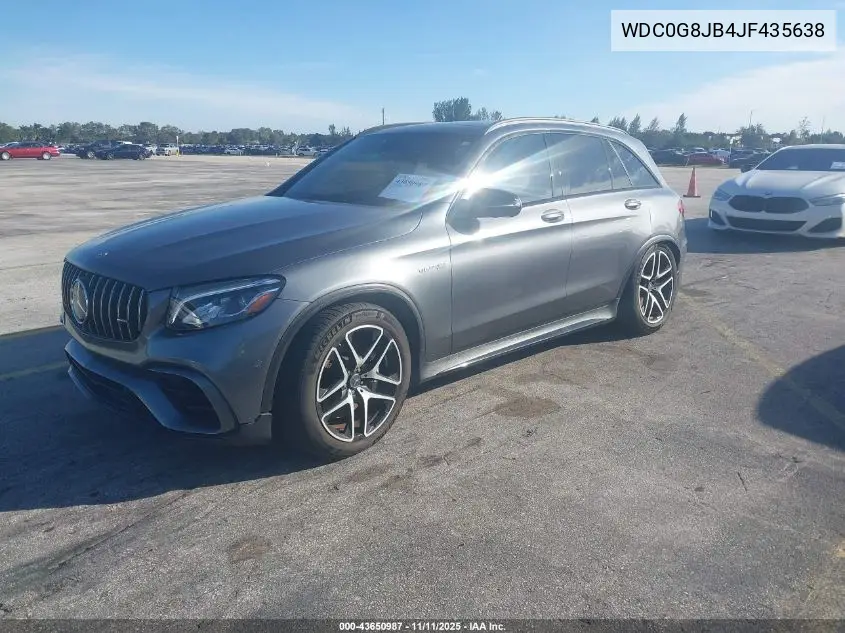 WDC0G8JB4JF435638 2018 Mercedes-Benz Amg Glc 63 4Matic