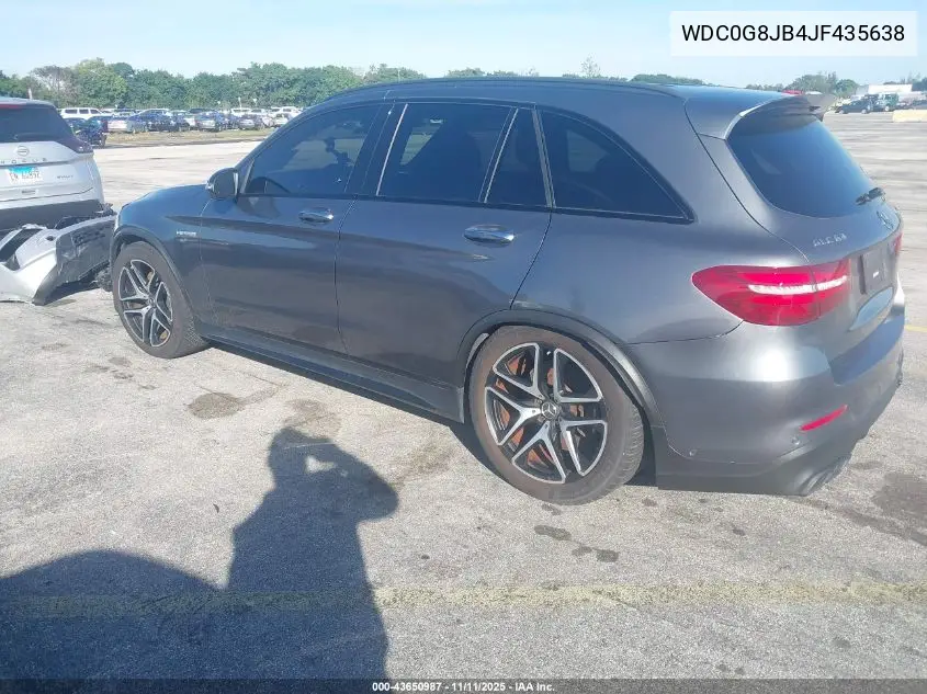 WDC0G8JB4JF435638 2018 Mercedes-Benz Amg Glc 63 4Matic