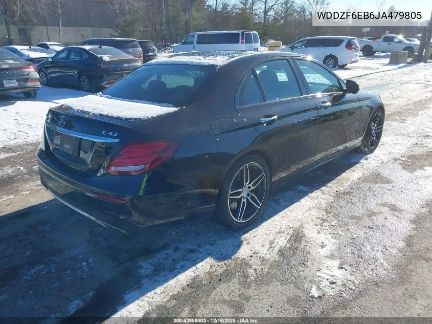 WDDZF6EB6JA479805 2018 Mercedes-Benz Amg E 43 4Matic