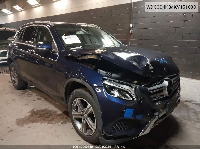 WDC0G4KB4KV151683 2019 Mercedes-Benz Glc 300 4Matic