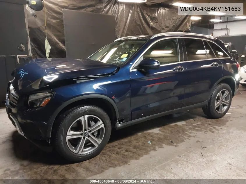 WDC0G4KB4KV151683 2019 Mercedes-Benz Glc 300 4Matic