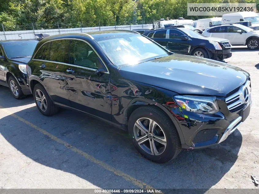 WDC0G4KB5KV192436 2019 Mercedes-Benz Glc 300 4Matic