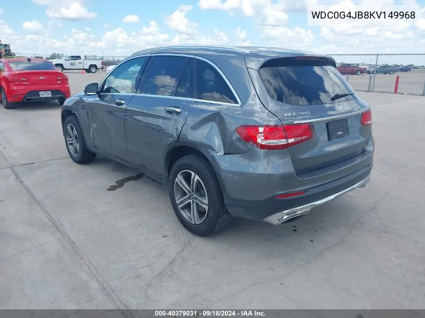 WDC0G4JB8KV149968 2019 Mercedes-Benz Glc 300