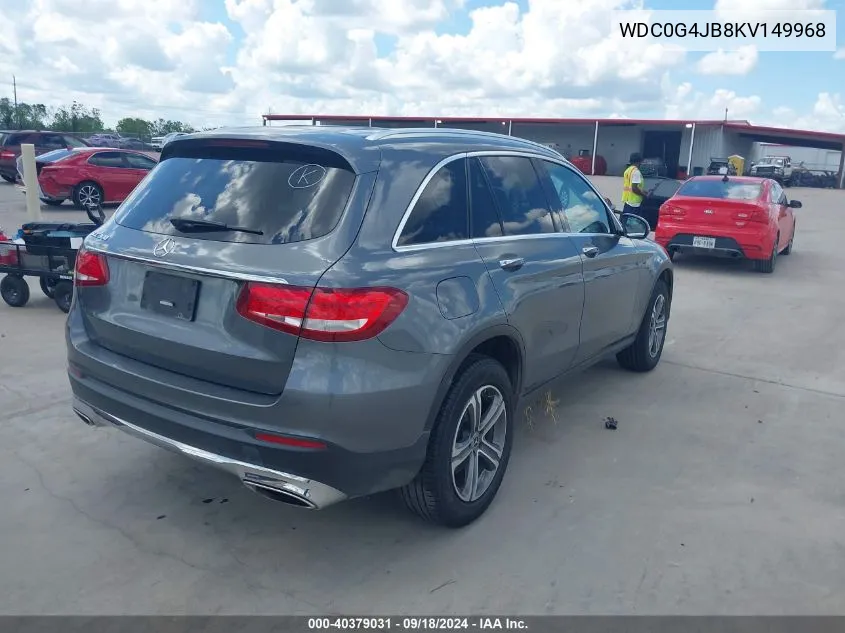 WDC0G4JB8KV149968 2019 Mercedes-Benz Glc 300