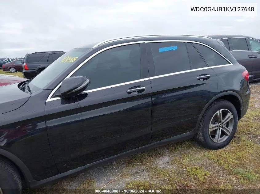 WDC0G4JB1KV127648 2019 Mercedes-Benz Glc 300