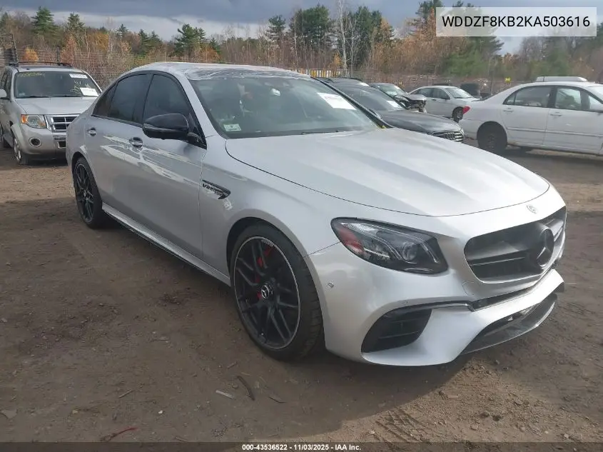 WDDZF8KB2KA503616 2019 Mercedes-Benz Amg E 63 S 4Matic
