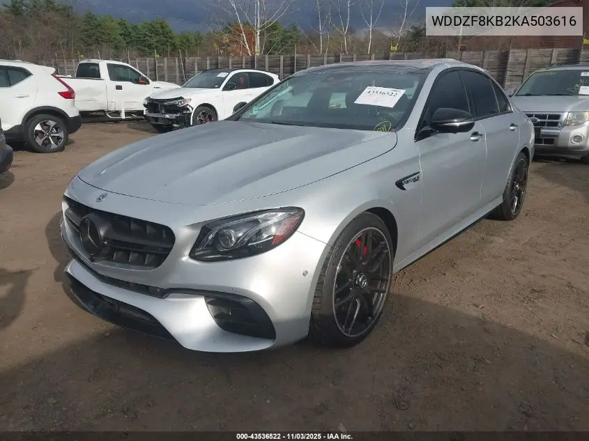 WDDZF8KB2KA503616 2019 Mercedes-Benz Amg E 63 S 4Matic