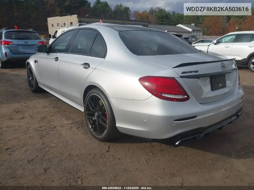 WDDZF8KB2KA503616 2019 Mercedes-Benz Amg E 63 S 4Matic