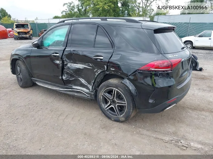 2020 Mercedes-Benz Gle 450 4Matic VIN: 4JGFB5KEXLA100966 Lot: 40288315