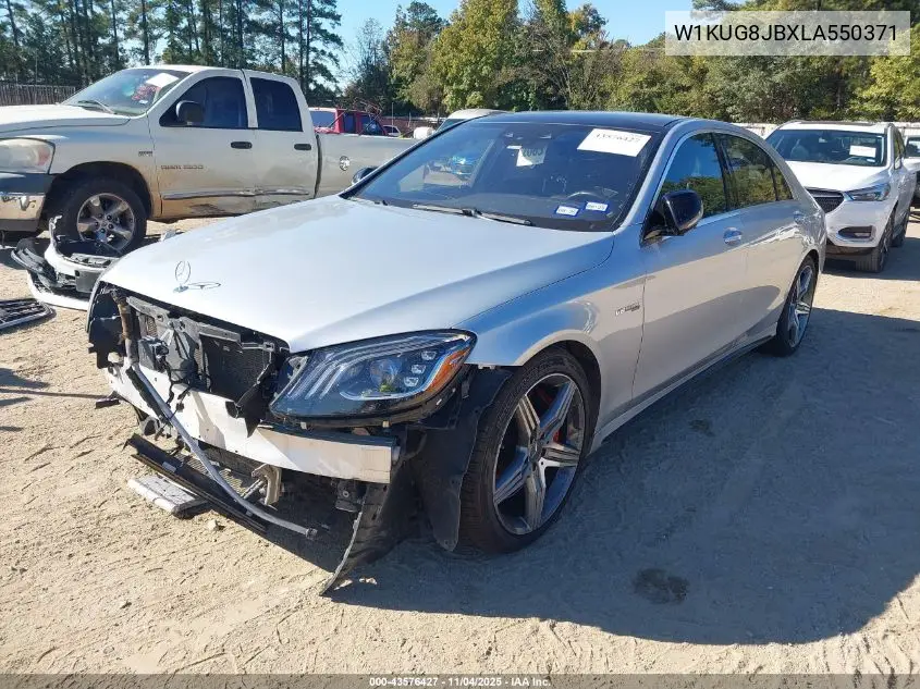 W1KUG8JBXLA550371 2020 Mercedes-Benz Amg S 63 4Matic