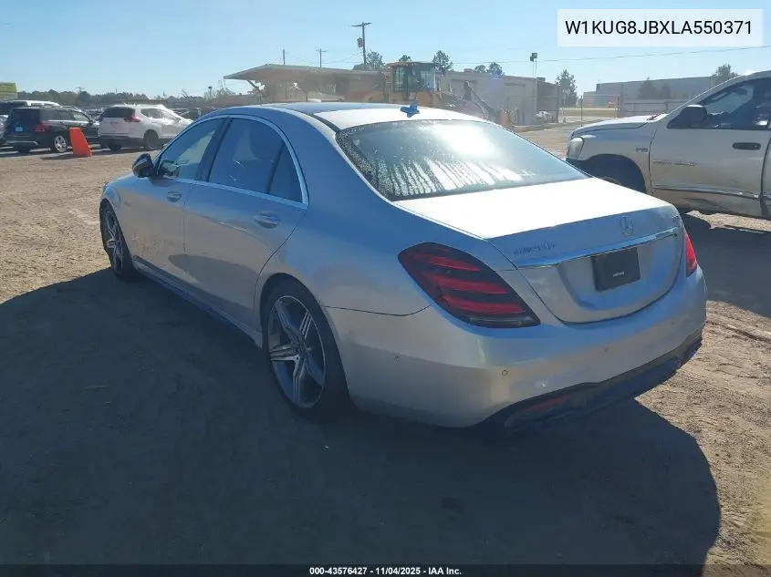 W1KUG8JBXLA550371 2020 Mercedes-Benz Amg S 63 4Matic