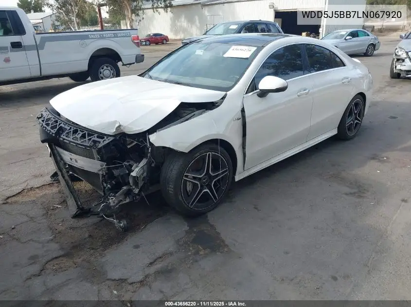 WDD5J5BB7LN067920 2020 Mercedes-Benz Amg Cla 35 4Matic