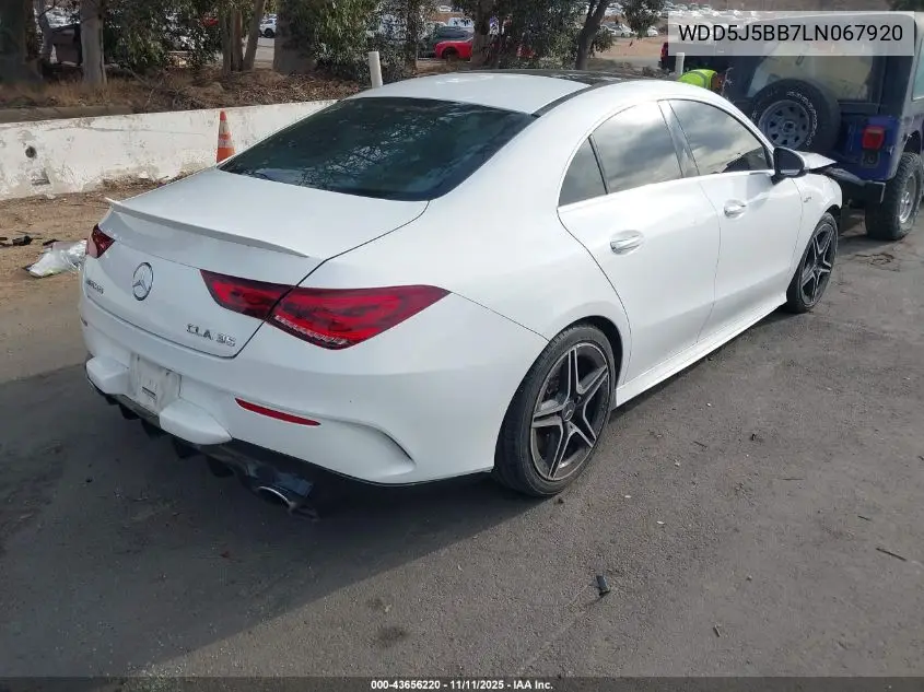 WDD5J5BB7LN067920 2020 Mercedes-Benz Amg Cla 35 4Matic