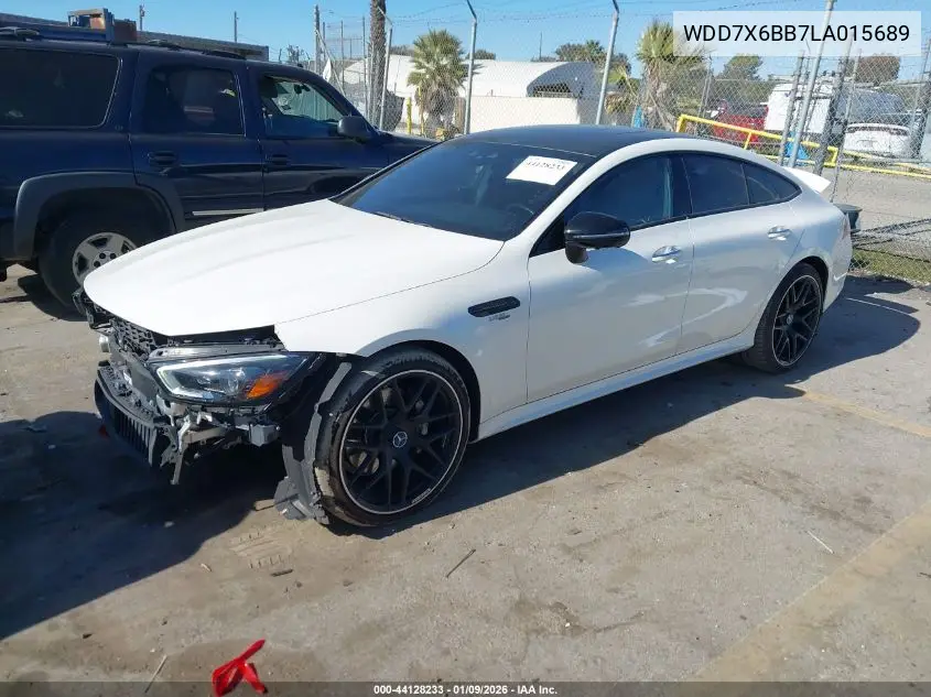 WDD7X6BB7LA015689 2020 Mercedes-Benz Amg Gt 53 4-Door Coupe