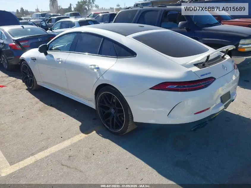 WDD7X6BB7LA015689 2020 Mercedes-Benz Amg Gt 53 4-Door Coupe