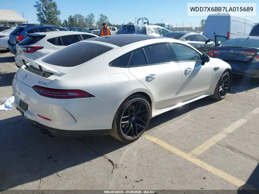 WDD7X6BB7LA015689 2020 Mercedes-Benz Amg Gt 53 4-Door Coupe