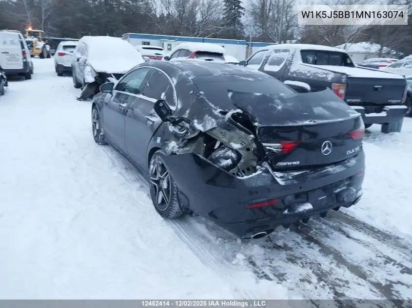 W1K5J5BB1MN163074 2021 Mercedes-Benz Amg Cla 35 Coupe 4Matic