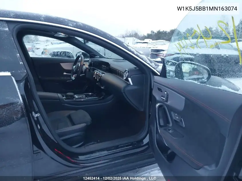 W1K5J5BB1MN163074 2021 Mercedes-Benz Amg Cla 35 Coupe 4Matic