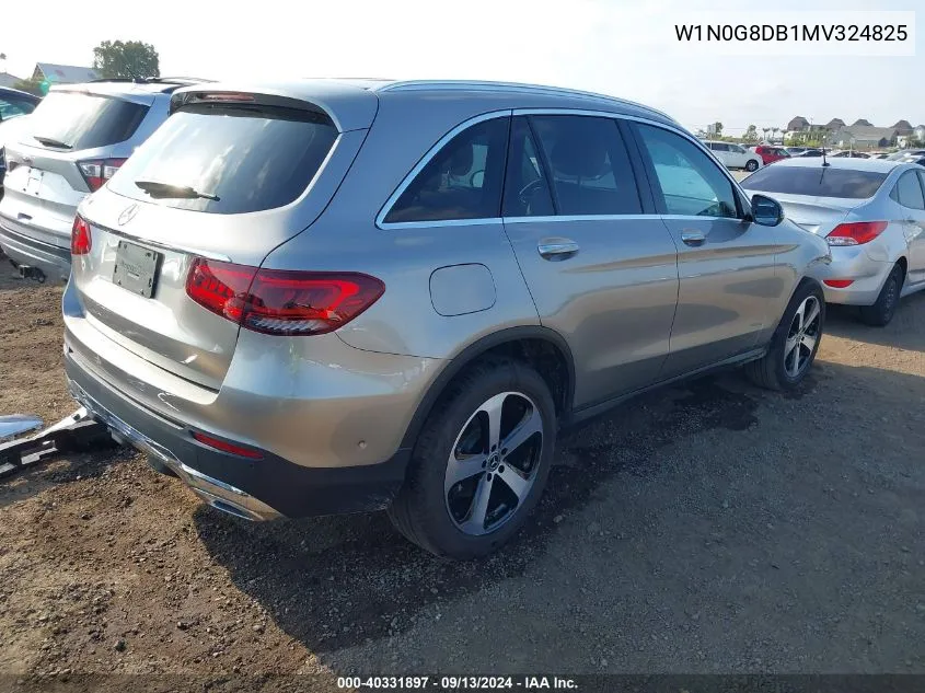 W1N0G8DB1MV324825 2021 Mercedes-Benz Glc 300 Suv