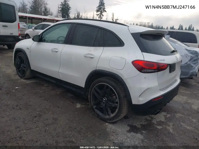 W1N4N5BB7MJ247166 2021 Mercedes-Benz Amg Gla 35 4Matic