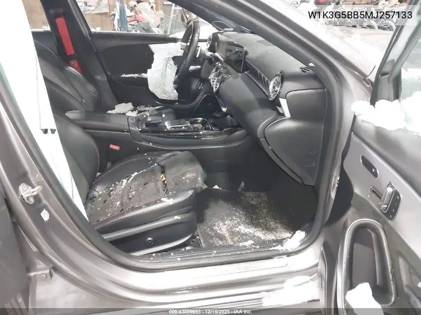 W1K3G5BB5MJ257133 2021 Mercedes-Benz Amg A 35 4Matic