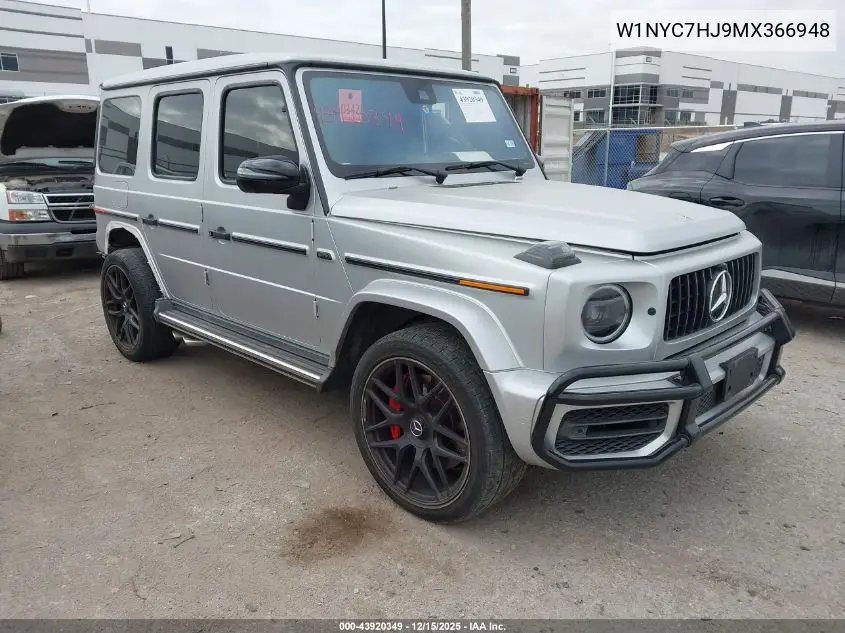 W1NYC7HJ9MX366948 2021 Mercedes-Benz Amg G 63 4Matic